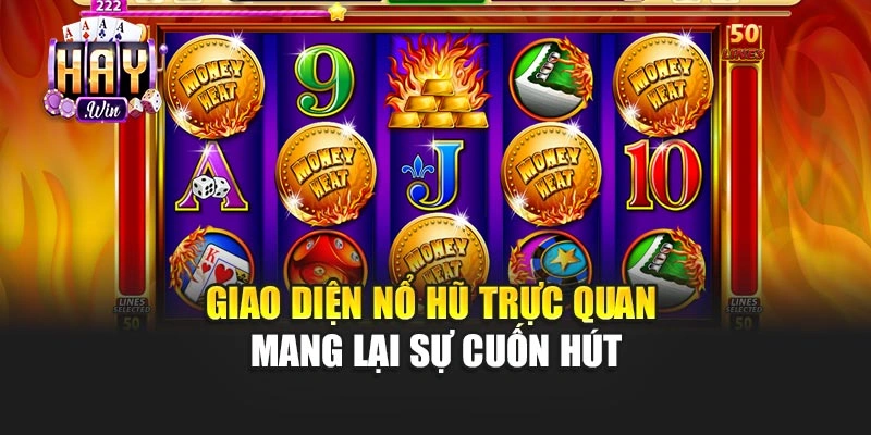 Giao diện nổ hũ trực quan mang lại sự cuốn hút