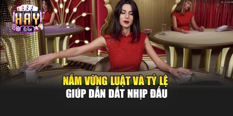 Nắm vững luật và tỷ lệ giúp dẫn dắt nhịp đấu